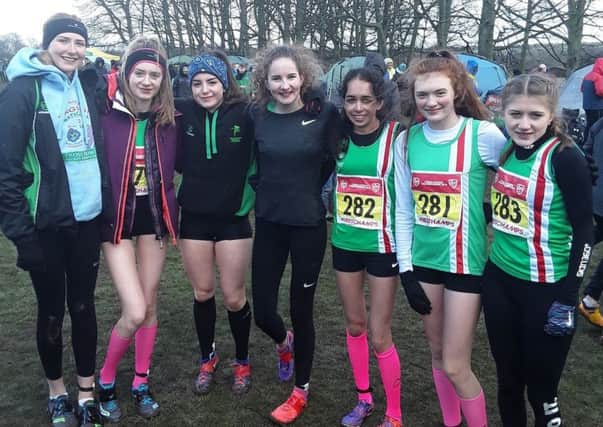 The Lincolnshire Intermediate Girls' team, featuring Louth's Hannah Reid (281) and Issy Dhami (282) EMN-180326-161930002