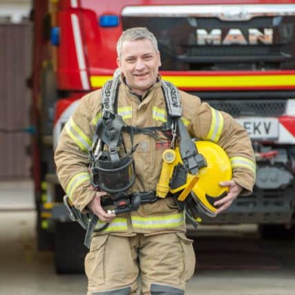 Bob Green, pictured at Spilsby Fire Station.