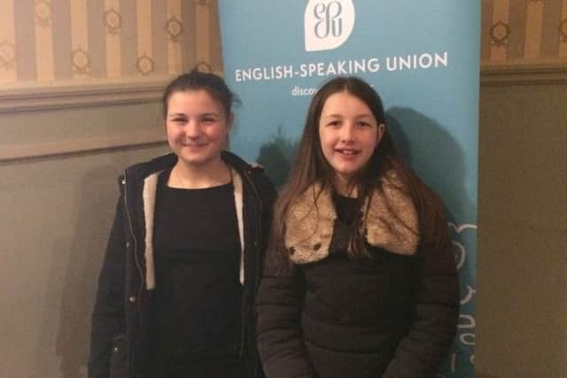 Ellie Cole and Anna Mottram, who made it through to the final 20.