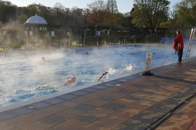 Prepare for a steamy swim at Jubilee Park swimming pool, in Woodhall Spa. Picture: Supplied. EMN-180328-094723001