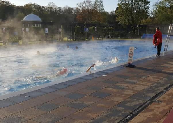 Prepare for a steamy swim at Jubilee Park swimming pool, in Woodhall Spa. Picture: Supplied. EMN-180328-094723001