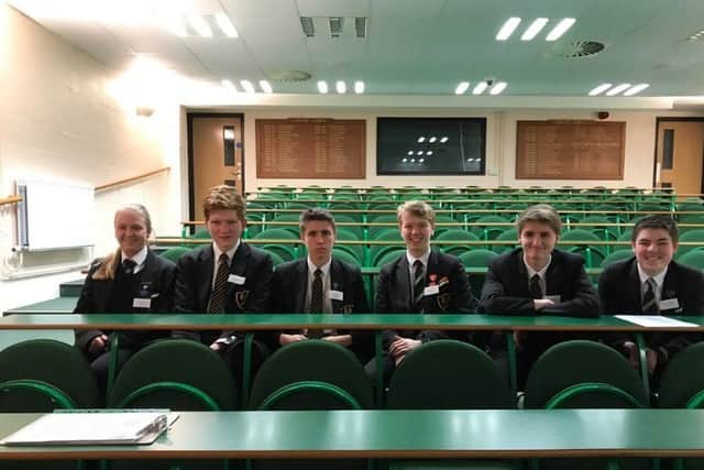 Banovallum students attended the Annual Lincolnshire Oxbridge Conference at LSST, in Lincoln. EMN-180328-153720001
