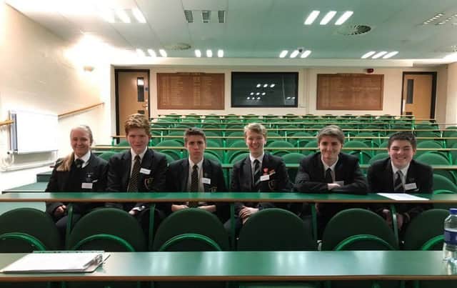Banovallum students attended the Annual Lincolnshire Oxbridge Conference at LSST, in Lincoln. EMN-180328-153720001