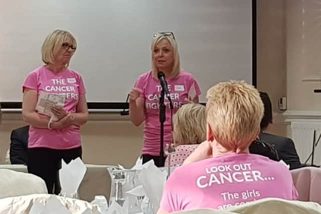 The Cancer Fighters speak to those attending the Lincolnshire Cancer Summit.