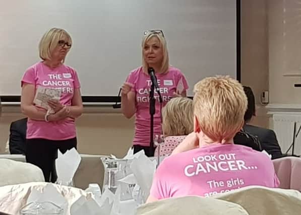The Cancer Fighters speak to those attending the Lincolnshire Cancer Summit.