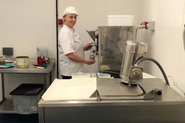Customers can watch ice-cream being made at Farmer Browns Ice Cream and Coffee Shop in Huttoft. ANL-180329-113528001