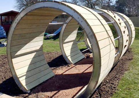 Part of the new playgorund at Market Rasen Racecourse EMN-180330-081746001