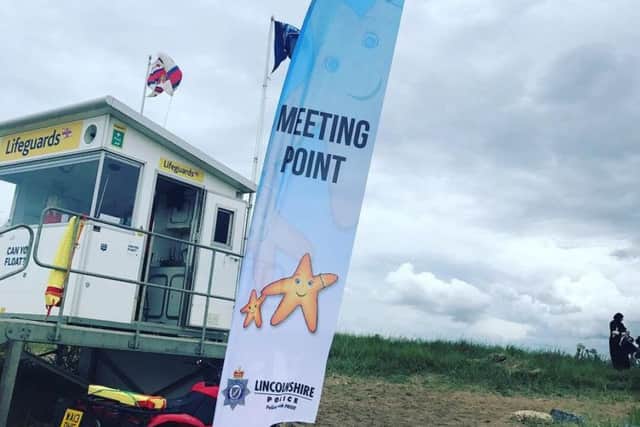 The Sandi Starfish campaign launches at Skegness Railway Station today. ANL-180330-070322001