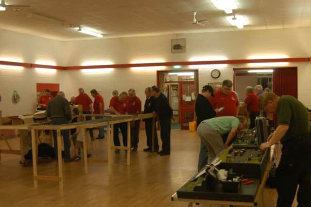 Sleaford Model Railway Club's spacious new venue - Ruskington Village Hall. EMN-180330-155201001