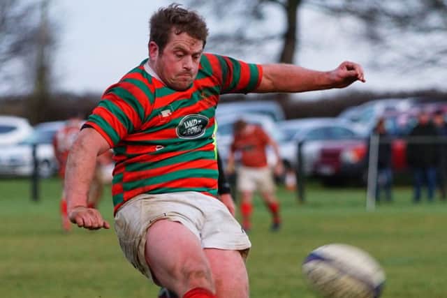 Tom Alldridge was in good form with the boot EMN-180204-105145002