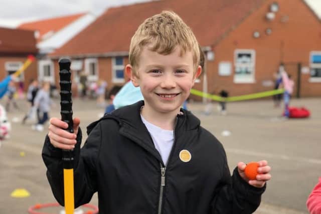 Pupils at Grimoldby Primary School enjoyed getting active for Sport Relief.