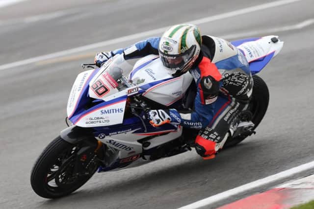 Peter Hickman in action at Donington. Photo: Dave Yeomans.