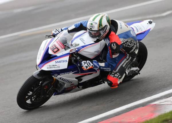 Peter Hickman in action at Donington. Photo: Dave Yeomans.
