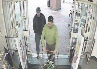 The CCTV image released by police.