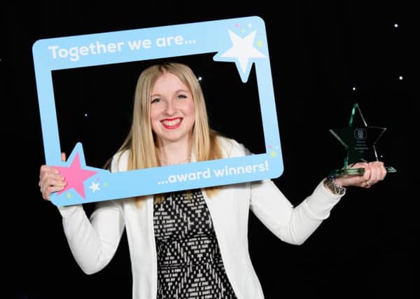 Jess Emmerson was named Volunteer of the Year at Lincolnshire Co-operative staff awards  held at the Lincolnshire Showground.Picture: Chris Vaughan Photography for Lincolnshire Co-operative EMN-180504-164259001