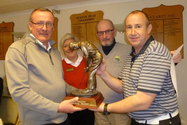 Les Walton Trophy winners Dave Beeson and Richard Thompson.