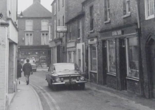 Graham Wright's photo of Watergate in 1970 when it was one of the narrowest in Sleaford. EMN-180504-100421001