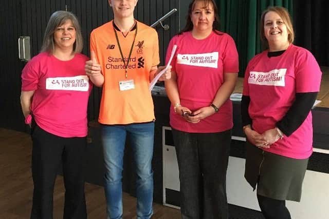 From left Louise Bateman, Daniel Bennison-Pauls, Vicky Rutter and Karen Colson - members of Banovallum SEN Department. EMN-180604-140241001