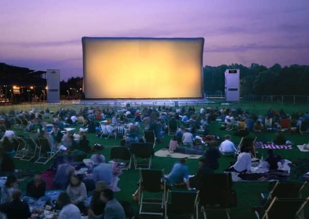 Enjoy an outdoor experience at the Barnabas Big Screen this summer. EMN-180504-105727001