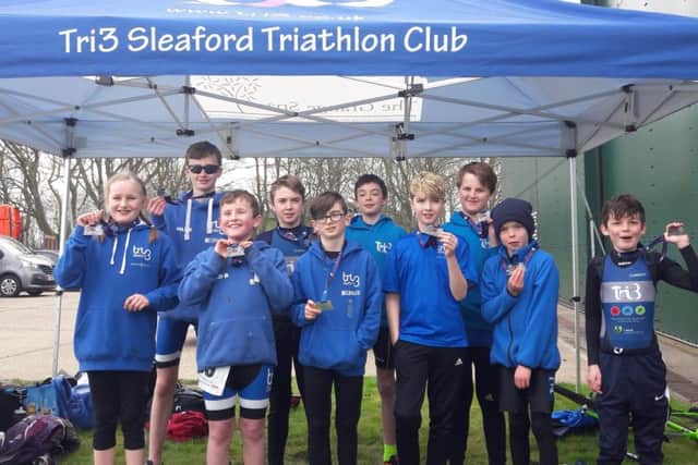 Sleafords junior team kick off the season at Scampton EMN-181004-092839002
