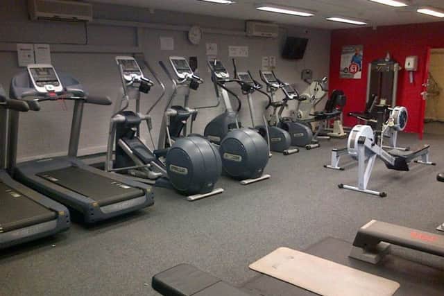 The gym at De Aston Sport Hall