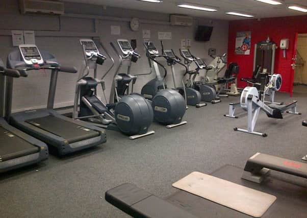 The gym at De Aston Sport Hall