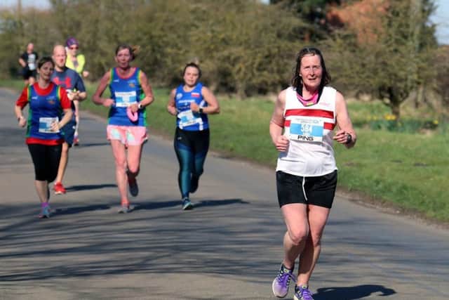 Karen was just outside her 10k personal best at the Gainsborough and Morton 10k EMN-180604-175413002