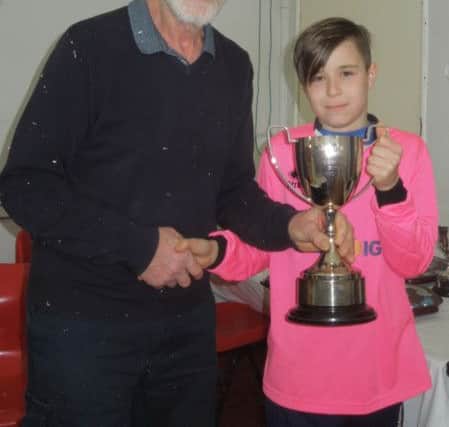 James Bett, winner of the 2017 Juniour Points Cup. EMN-180904-142355001