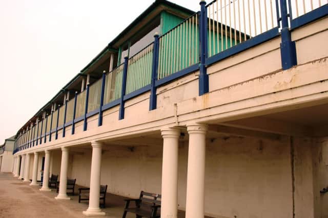 A section of Sutton on Sea colonnade needs some remedial works.