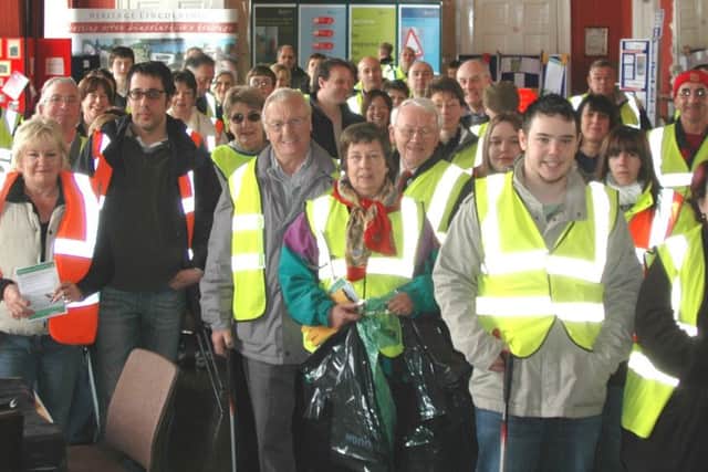 The first Big Boston Clean Up.