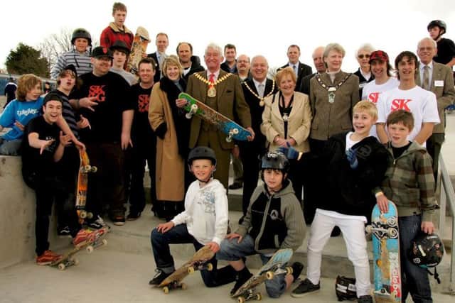A scene from the launch event 10 years ago.