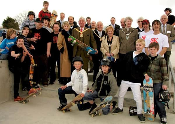 A scene from the launch event 10 years ago.