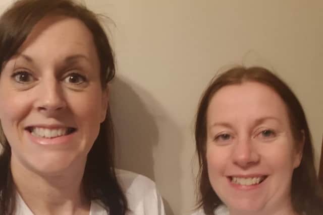 Rachel Ledua and Claire Atkin are holding a charity skydive for B-eat. EMN-180416-143442001