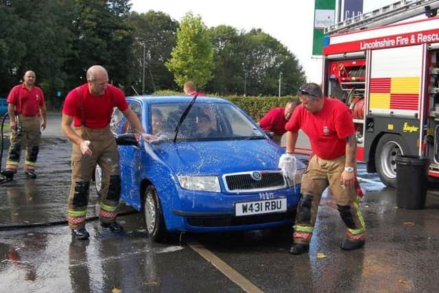 Firefighters in Bardney and Louth to lather up this weekend. EMN-181204-115140001
