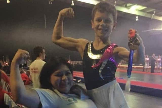 Patsy Shields with Logan Somers. EMN-180417-154349001