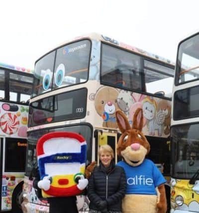 The launch of the new Seasider buses in Skegness. ANL-180414-072334001