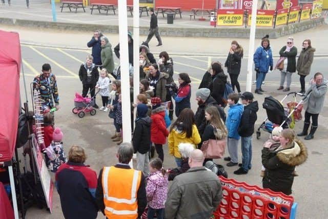 An event celebrating the launch of the new Seasider buses. ANL-180414-072346001