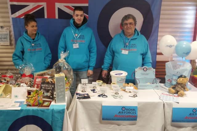 Skegness RAFA volunteers collecting at the Richmond Centre in Skegness. ANL-180414-182836001