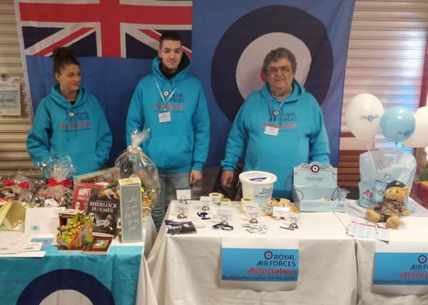 Skegness RAFA volunteers collecting at the Richmond Centre in Skegness. ANL-180414-182836001
