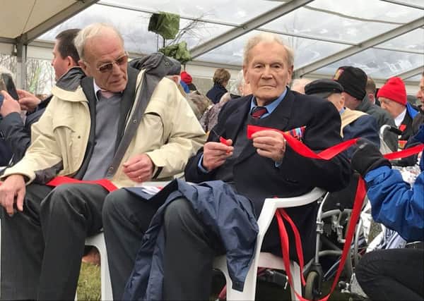 The International Bomber Command centre is officially opened by veterans. EMN-180416-120627001