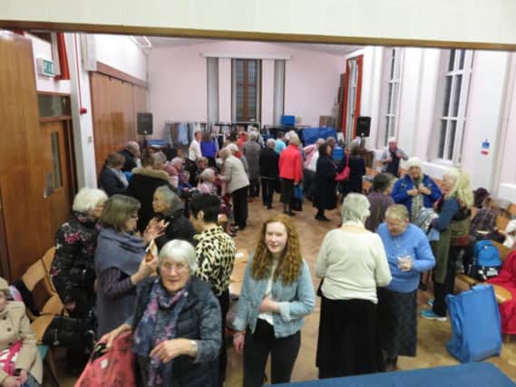 Horncastle Methodist Church Hall was a hive of activity for the recent fashion show and sale. EMN-180417-121811001