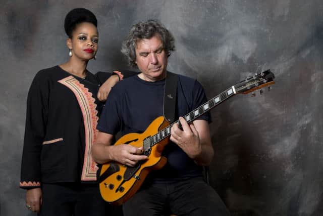 John Ethridge and Vimala Rowe in August 2015 (Picture: Jill Furmanovsky). John Ethridge & Vimala Rowe Aug