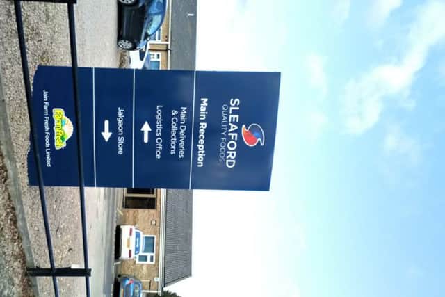 Sleaford Quality Foods' new premises. EMN-180417-134428001