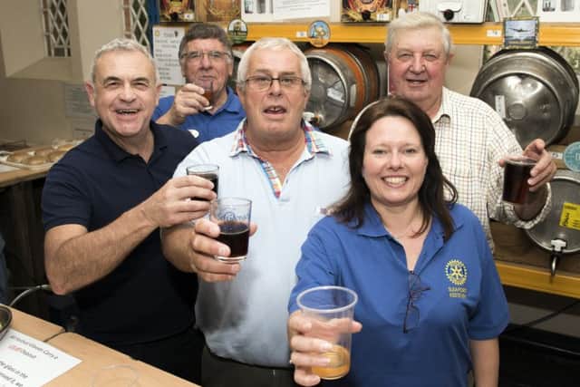 The Rotary Club of Sleaford Kesteven hold their St GeirgeÂ¬"s Beer Festival at St DenyÂ¬"s Church Room, Sleaford Picture: Sarah Washbournwww.yellowbellyphotos.com NNN-180421-214546002