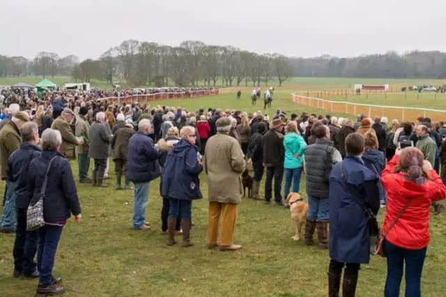 Crowds gathered in their thousands to celebrate the return of the South Wold Hunt Point-to-Point last year. EMN-180418-095008001
