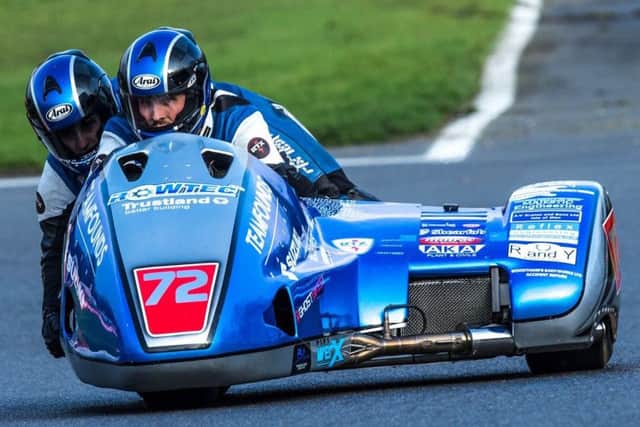 Team Founds race action.