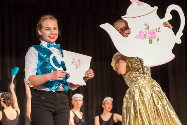 Dancers incorporate props into the performance. Picture: John Aron. EMN-180419-161634001