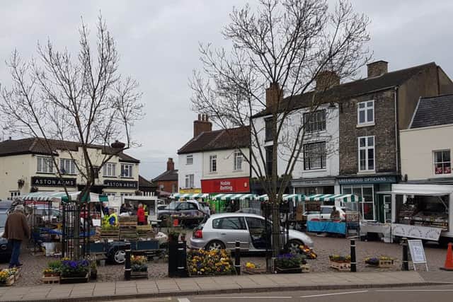 Traders at Market Rasen Market Place last Tuesday