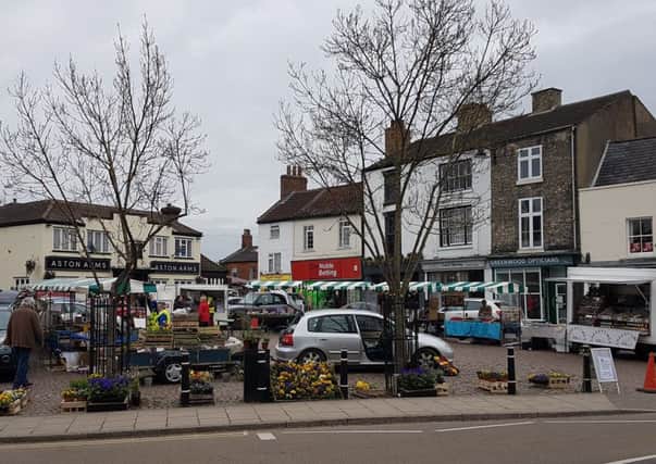 Traders at Market Rasen Market Place last Tuesday
