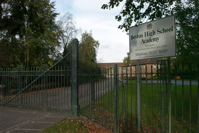 Still 'good', according to Ofsted ... Boston High School.